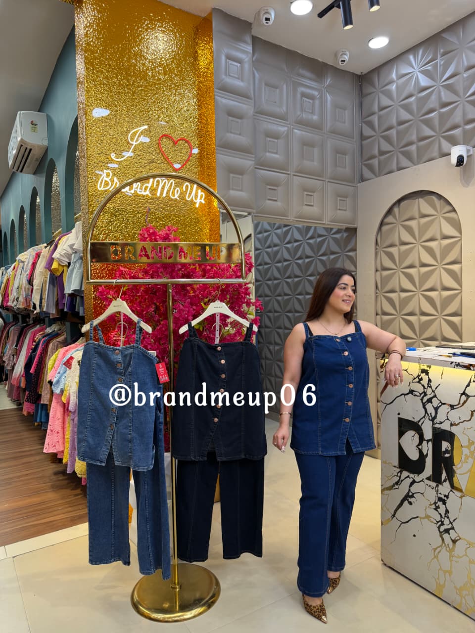 ‘DREAMLINE’ 2PCS DENIM CORD (SKU-30) (CODE-15066)
