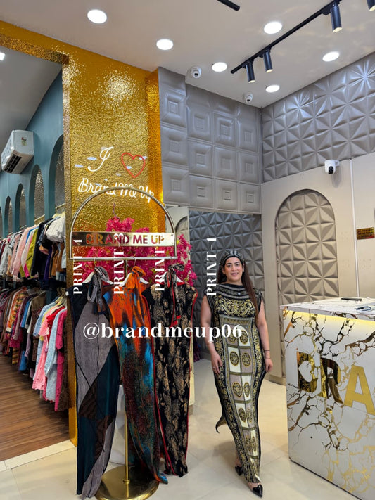 ‘GLAMORA’ MAGIC DRESS WITH SCARF (SKU-97)