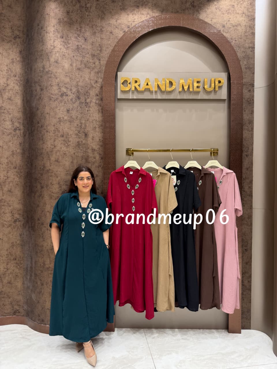 ‘BEAT’ LONG MAXI DRESS WITH POCKET (SKU-290)