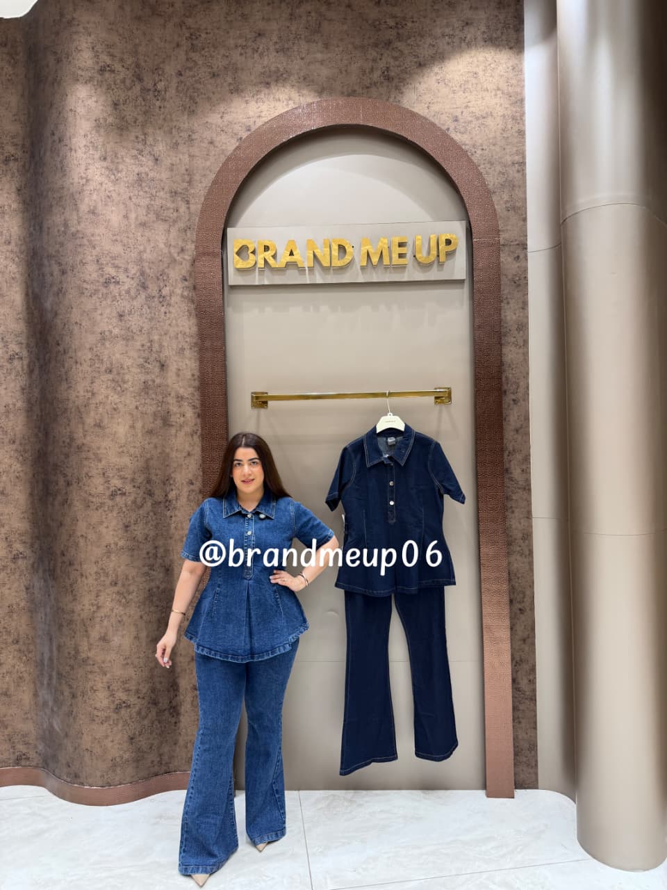 ‘PEP’ 2PCS DENIM CORD (SKU-262) (CODE-2753)