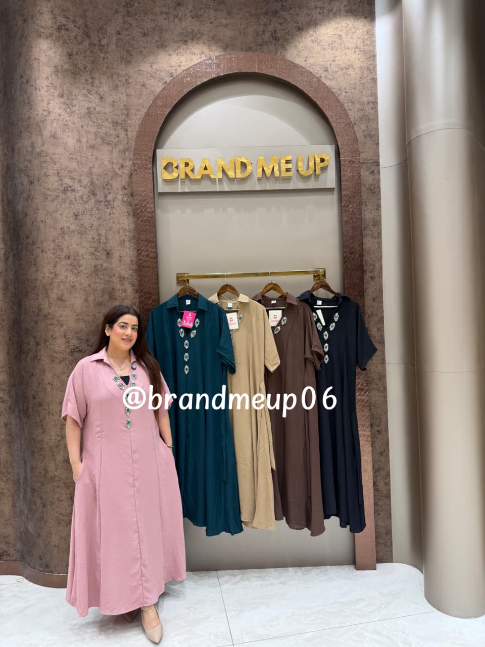‘BEAT’ LONG MAXI DRESS WITH POCKET (SKU-290)