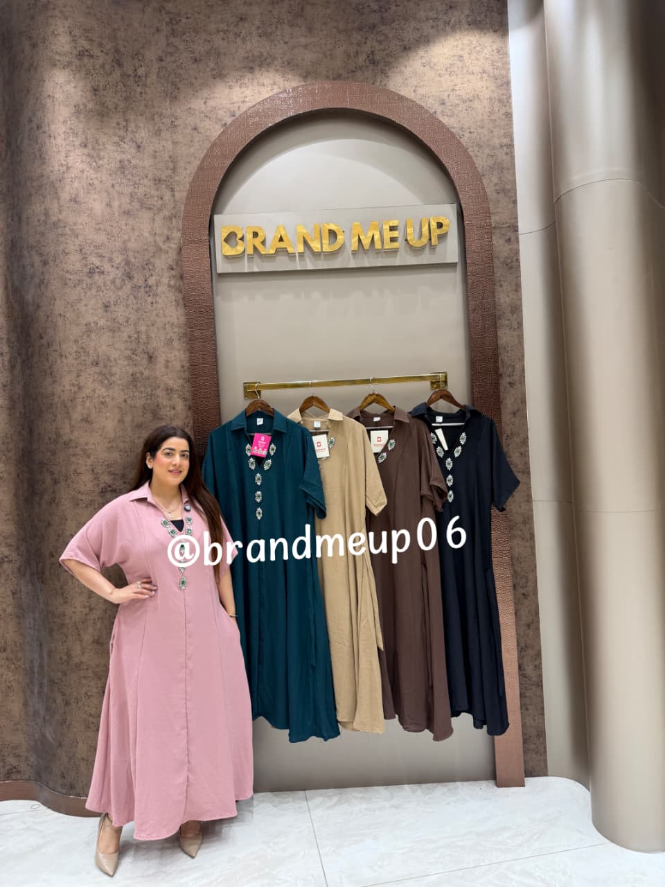 ‘BEAT’ LONG MAXI DRESS WITH POCKET (SKU-290)