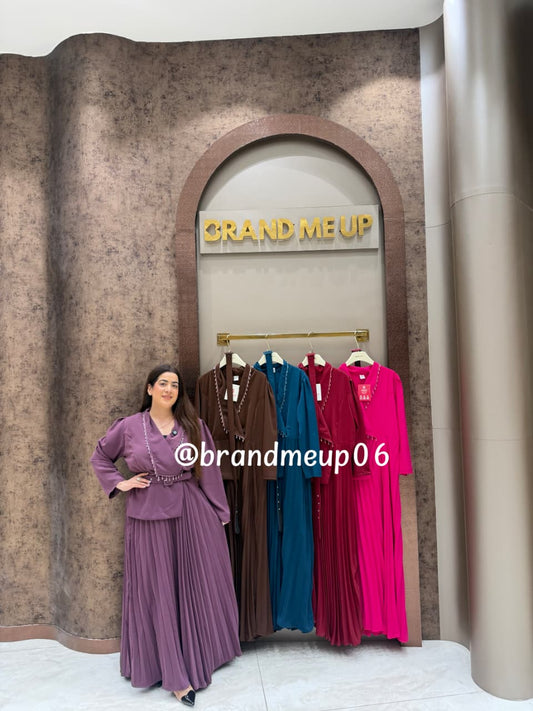 ‘BRUNCH’ FRILL DRESS WITH BELT (SKU-221)