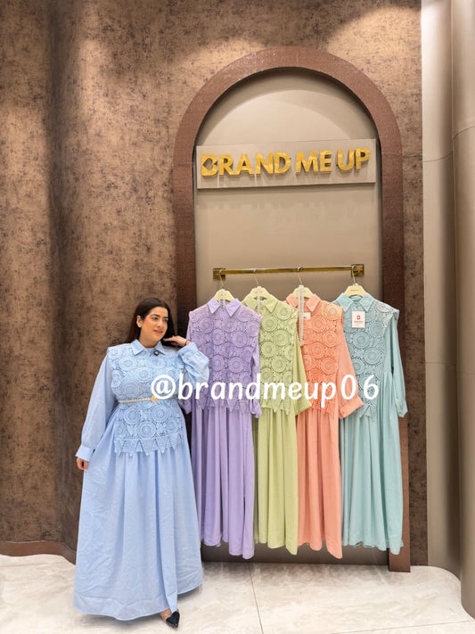 ‘CHICORA’ 3PCS DRESS (SKU-226)
