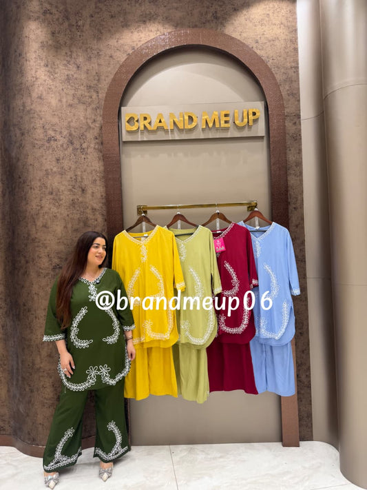 ‘CELEBRITY’ 2PCS EMBROIDERY CORD (SKU-196)