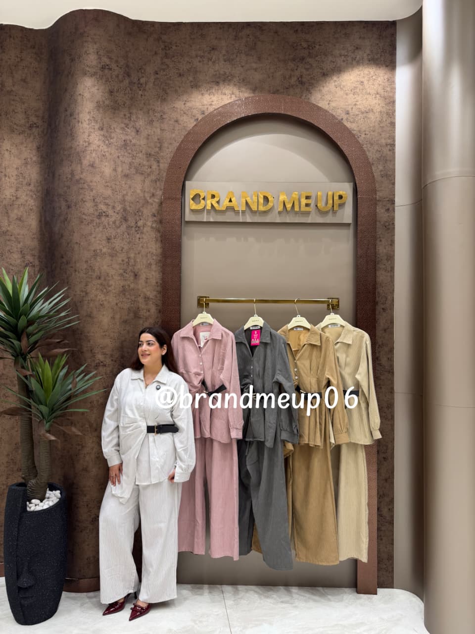 'KAIRA' 2PCS  STRIPE PREWINTER CORD (SKU-322)