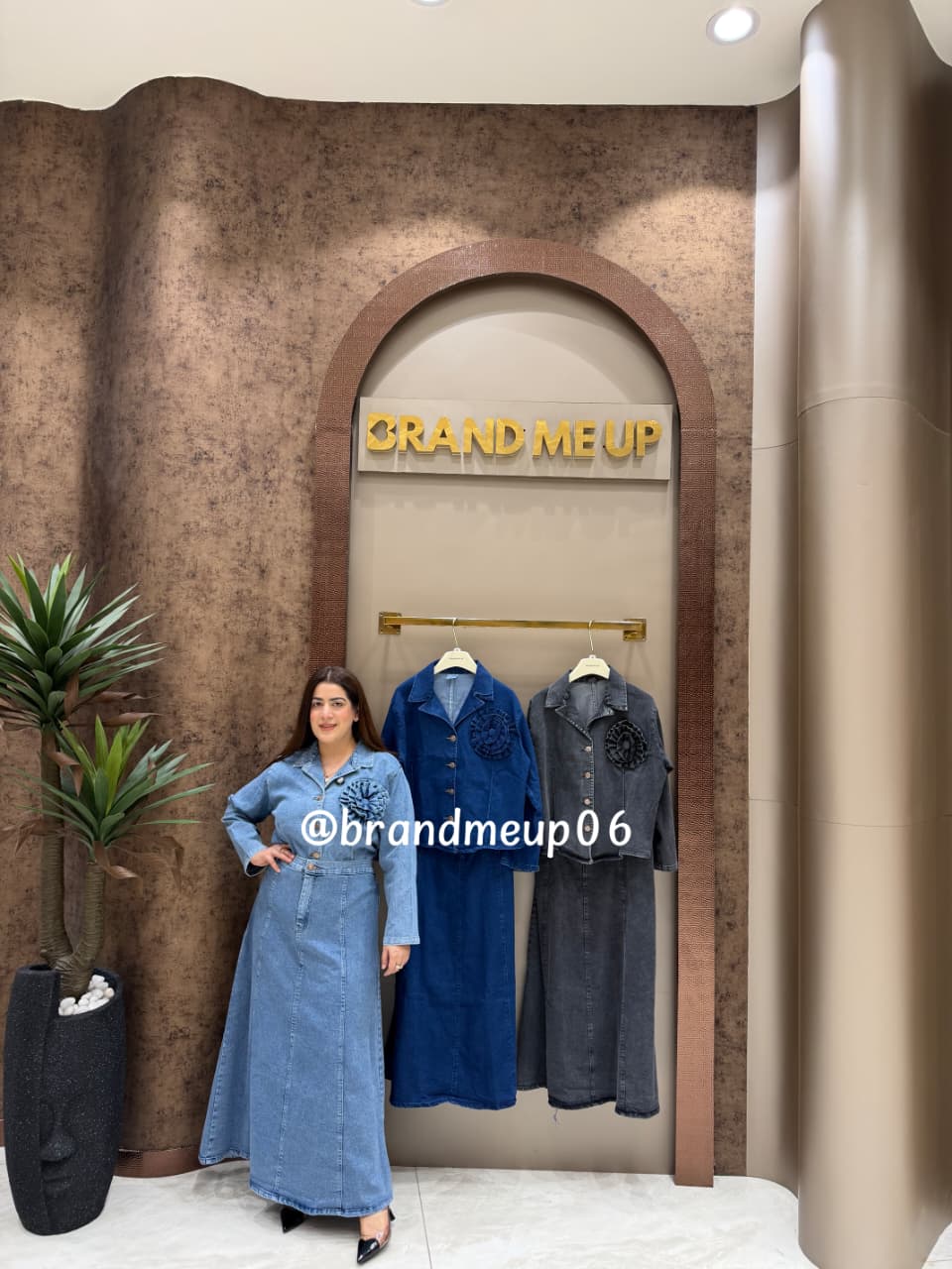 LUSHIE’ 2PCS DENIM SKIRT SET (PRM-966)