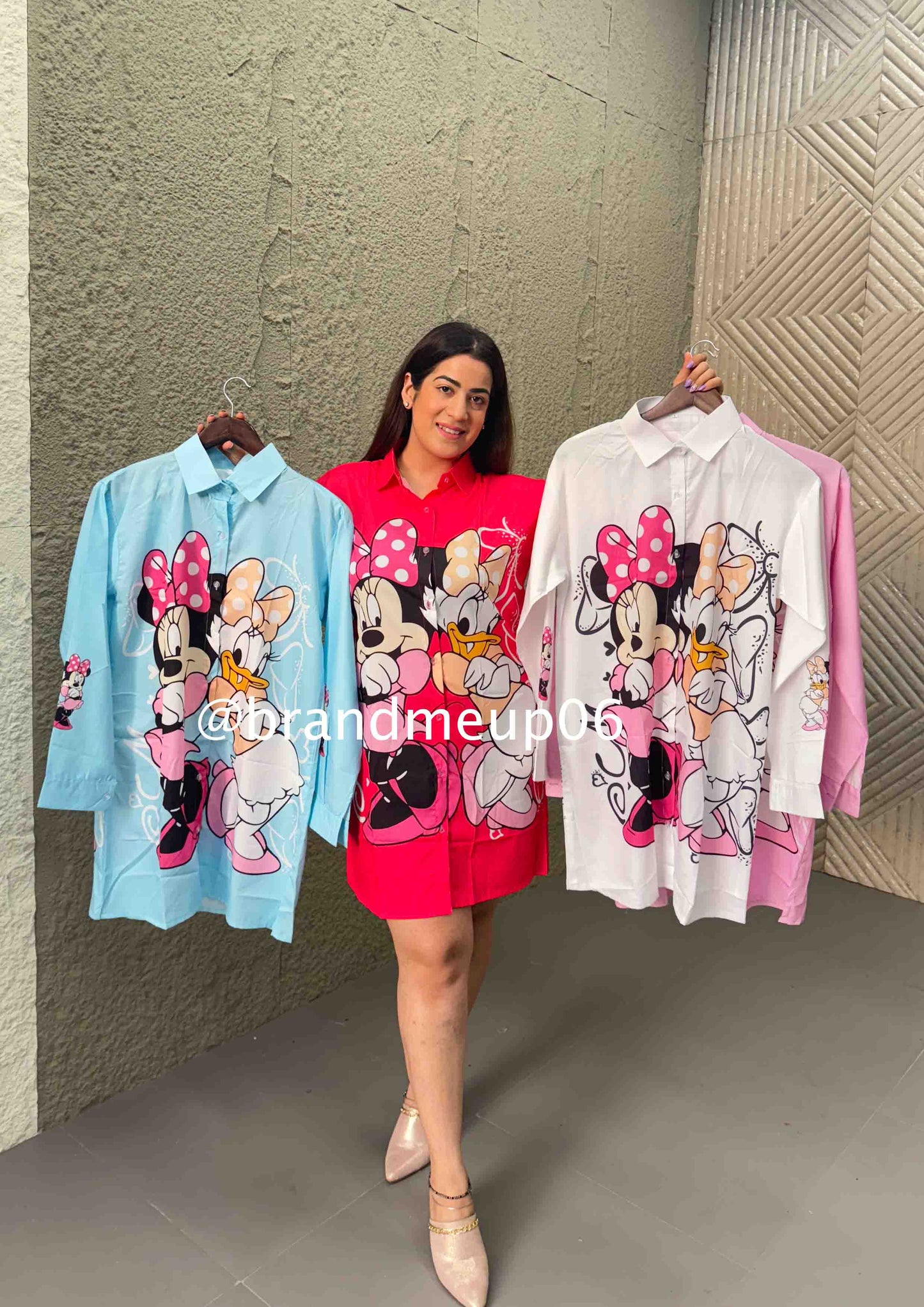 Cartoon shirt Dress (DRESS-257)