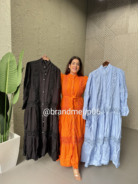 IMPORTED LONG MAXI DRESS (PRM-258)