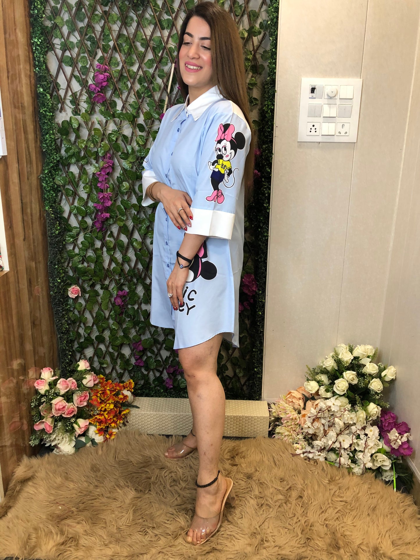 Cartoon Long shirt Dress