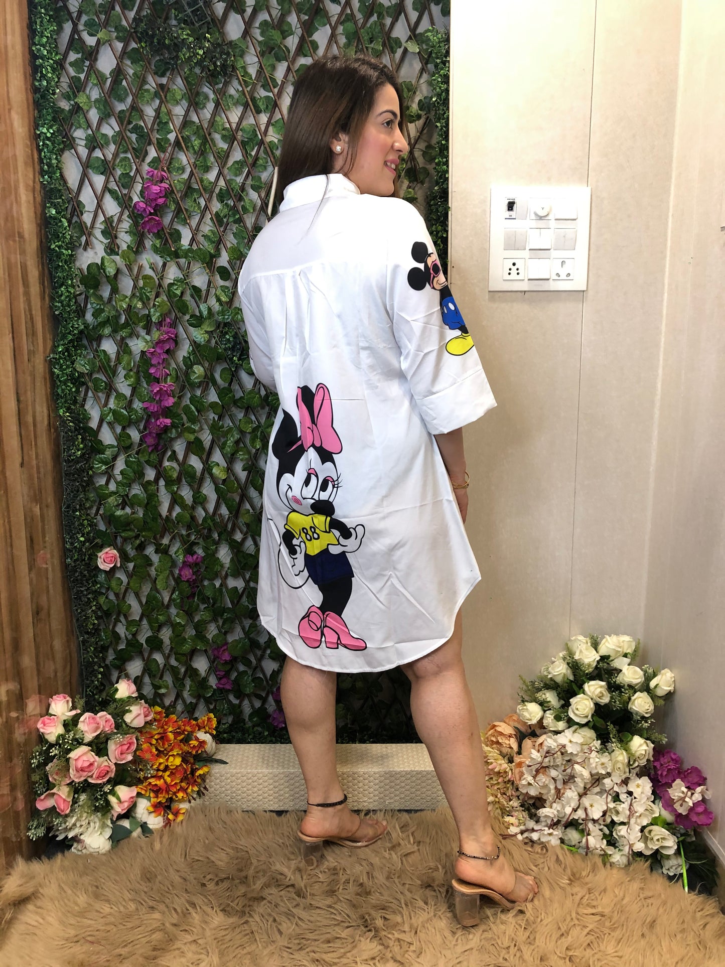 Cartoon Long shirt Dress