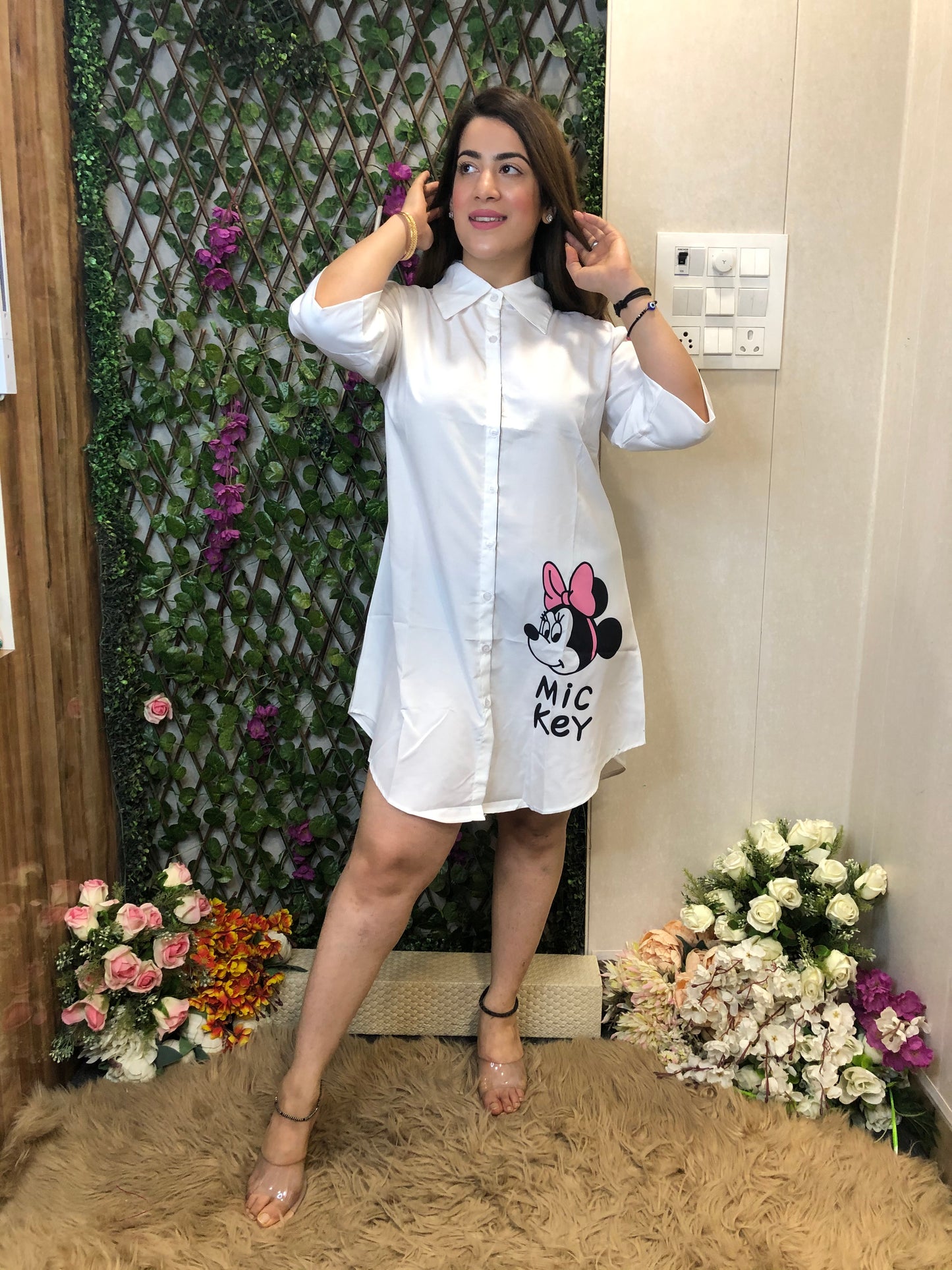 Cartoon Long shirt Dress